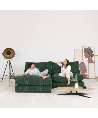 Sofa Moderno Luxuoso Bombazine - FLUFFY DUO