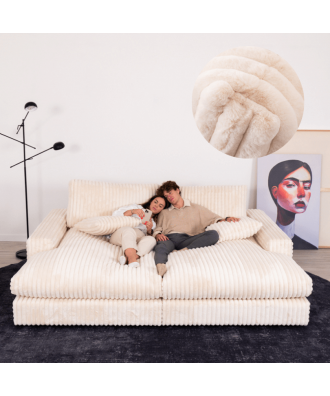 Sofa Luxuoso Moderno Bombazine - OKAPI