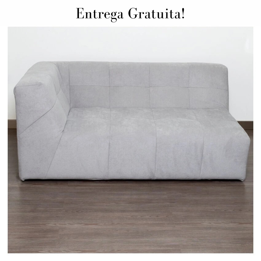 Modulo Sofa de Canto Grande Esquerdo Microfibra